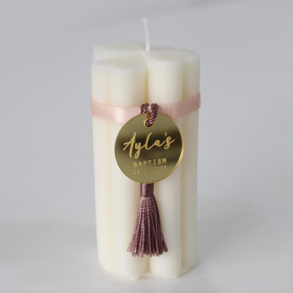 Candle for baptism